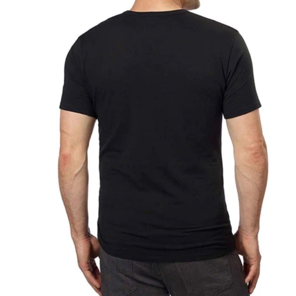 Calvin Klein Men Underwear T-Shirt V-Neck 2 Pack Cotton Stretch Black NB1179001 - Picture 7 of 11